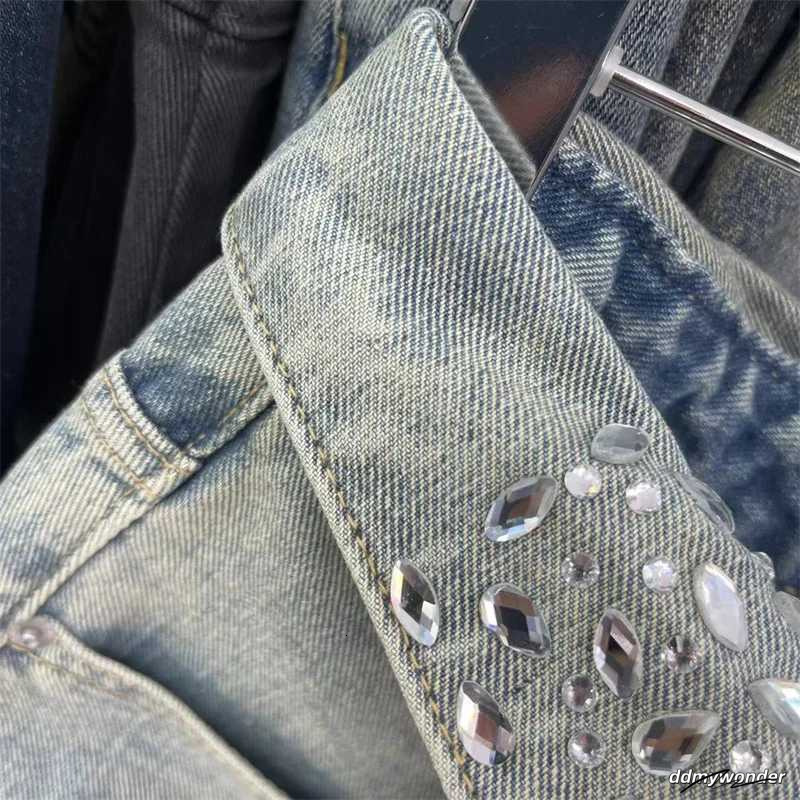 Cool Collar Rhine Shorts Womens Jeans Skirt 2024 Summer New Hot Girl High Waist Light Blue Denim A-Line Skiingxj250320 ddmywonder ddmywonder ddmywonde