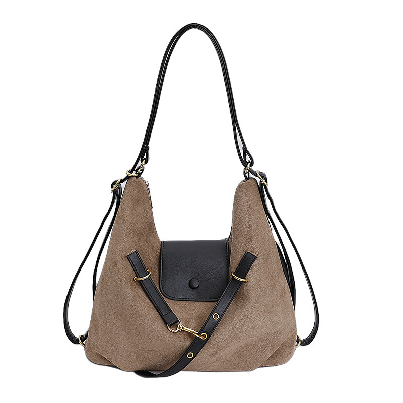 Free shipping designer Autumn Suede Large Capacity Tote Bag for Women New Simple Shoulder Bag New Women Bag Multifunctional Backpack