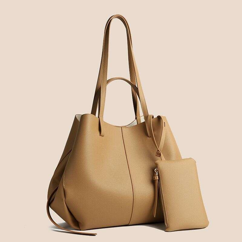 2025 Women's Handbag Female Hand Underarm Two-Piece Set Of Large Capacity Ol Commuter Simple Child Bag
