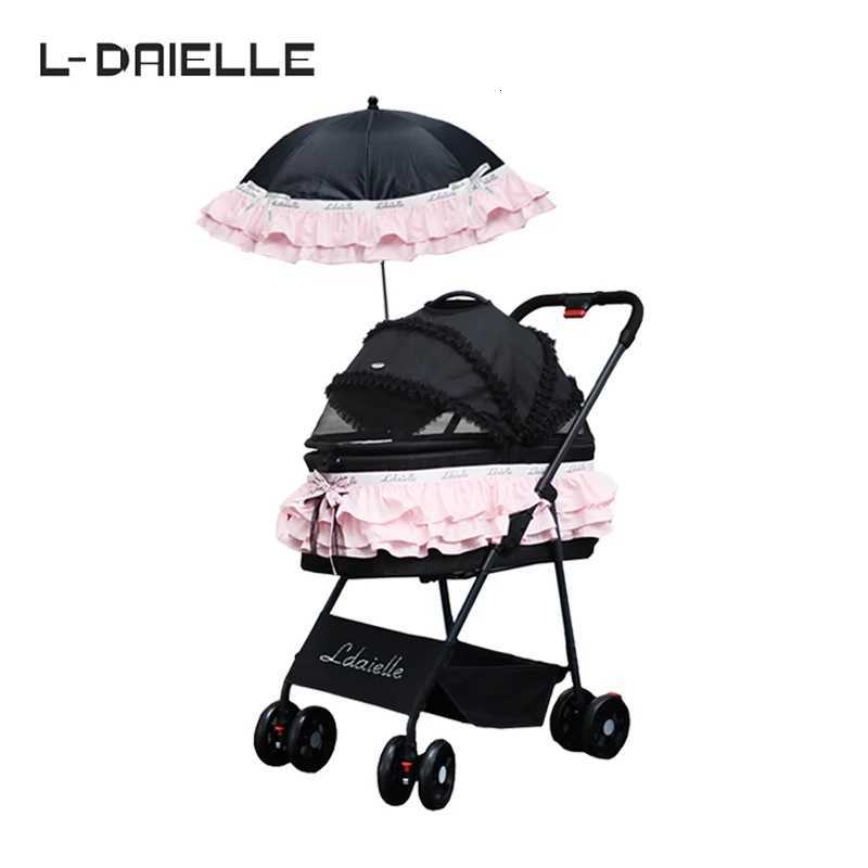 LDAIELLE Original Pet Cart Princess Sle Customizable Small and Medium Pet Lightweight Foldable Outdoor Travel Separable W250910