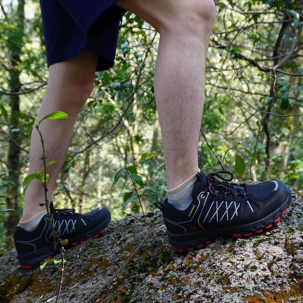 Men's Waterproof Hiking Lightweight Non-Slip Outdoor Ankle Boots Breathable Trekking Trail Shoes - view 8