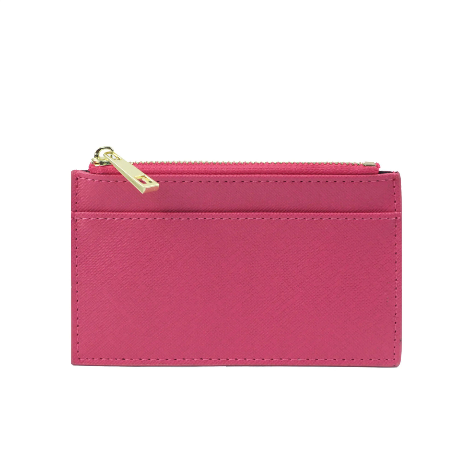 Custom Name Saffiano Leather Zip CardHolder Multiple Colors Ultra Thin Coin Purse Drop Small Women Credit Card Wallet250906