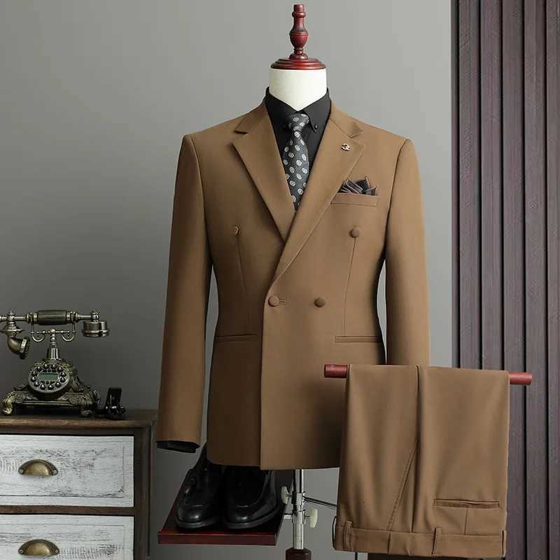 Classic Mens Suits Sets Wedding Banquet Groomsman Slim Fit Blazer Vest Pants 3 Pieces Formal Business Costumes Men Tuxedos W250910
