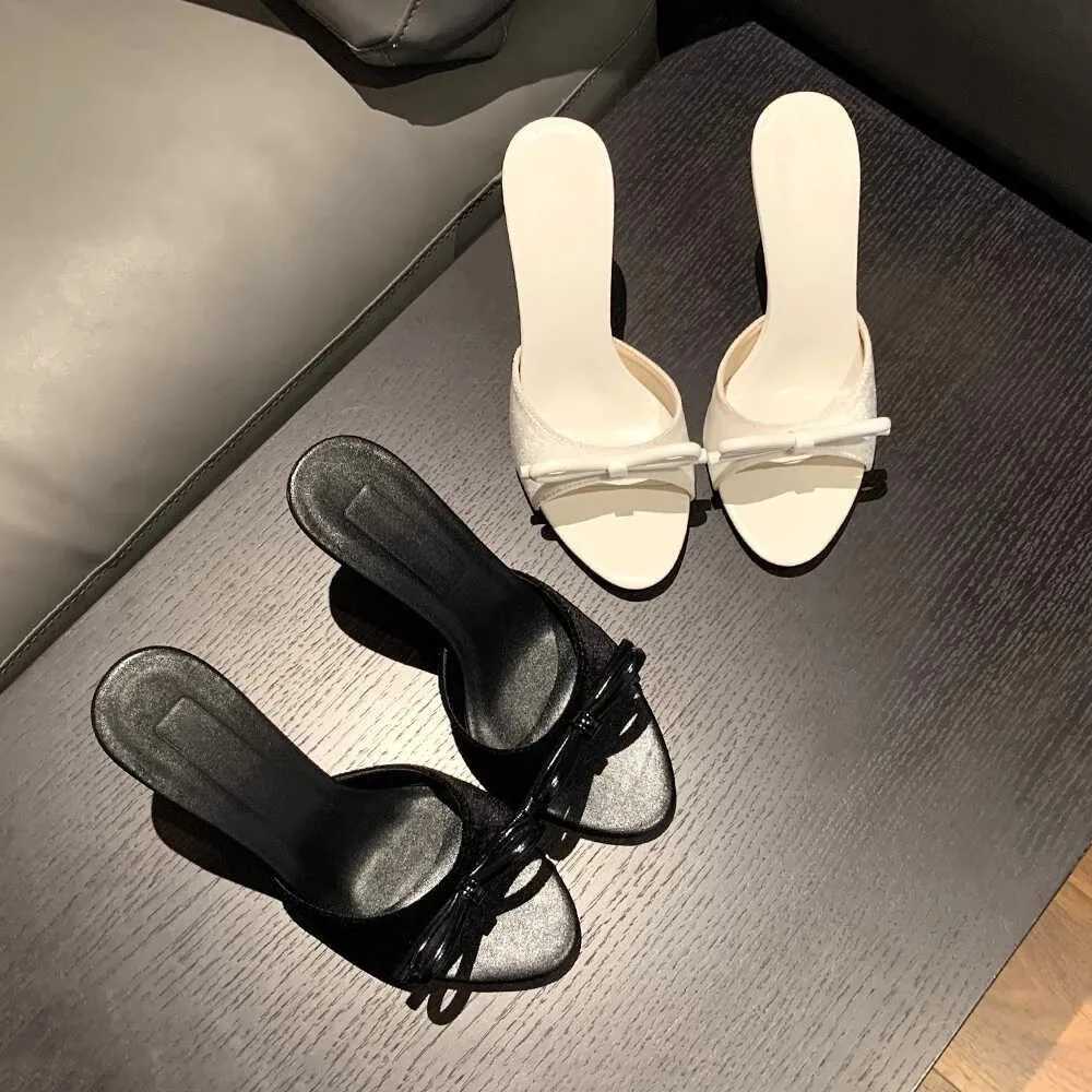 womens shoes trend 2024 Summer Elegant Woman High Heels Open Toe Fish Mouth Slippers Fashion Women Shoes Luxury Party Shoes W250910
