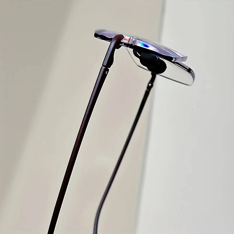 Elegant Frameless Oversized Square for Unisex Anti-Fatigue, High-Quality PC Material,Comfortable Reading Glasses ddmythur