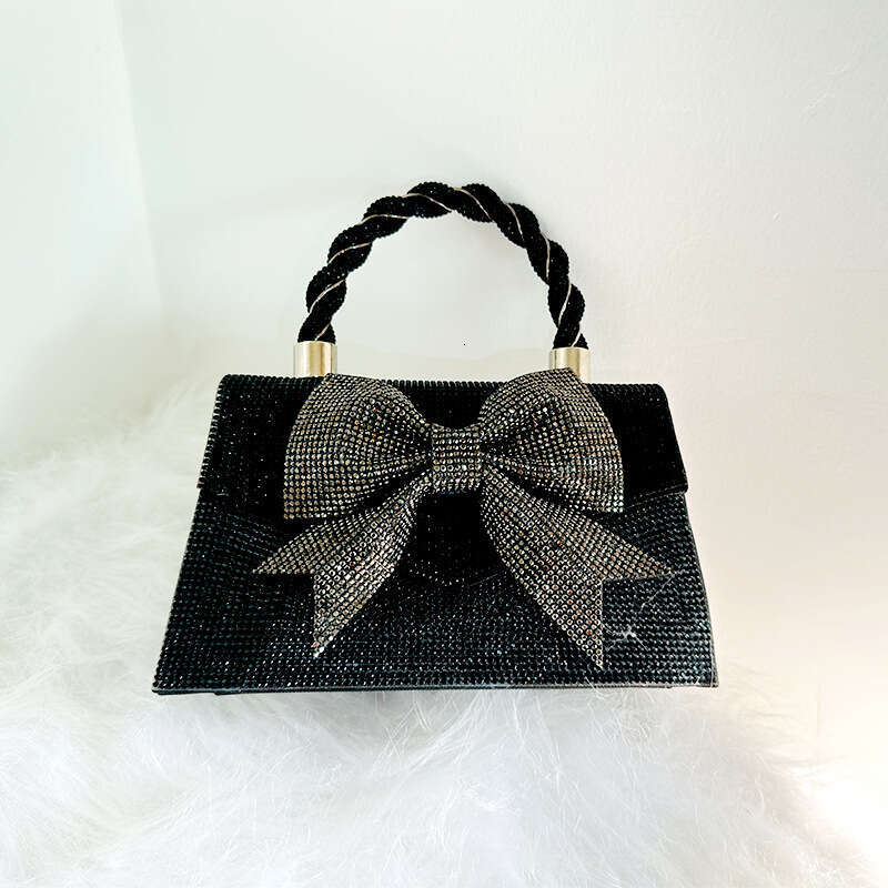 Designer Bag Personalized Evening Bag For Women New Style Rhinestone Handbag With Metal Chain And Designer Wallet
