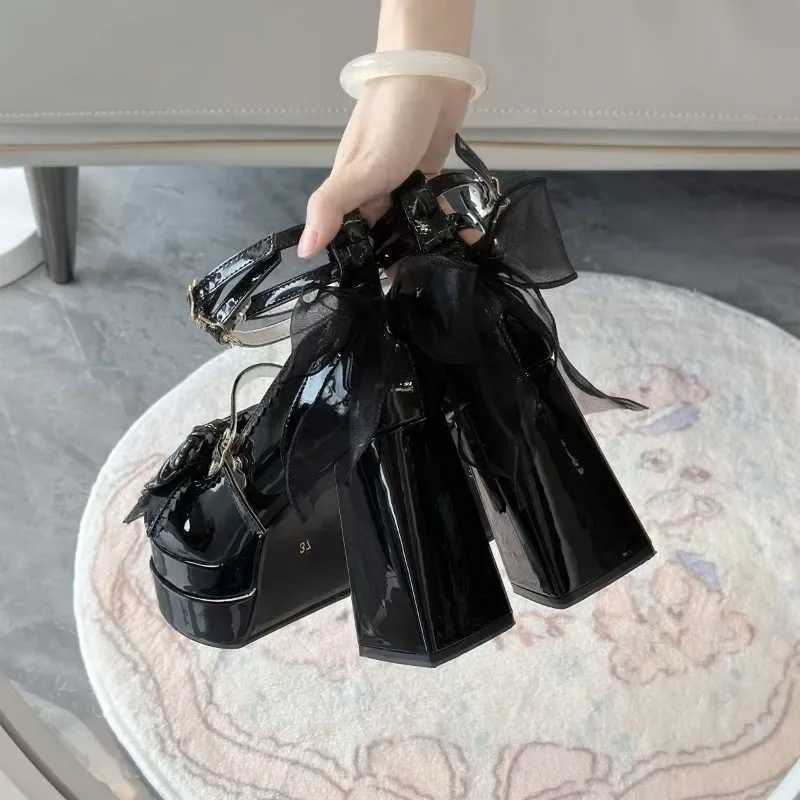 Night Club Platform Women Lolita Pumps Fashion Shallow High Heel Shoes 2025 Spring Autumn Ladies Outdoor Stripper Shoes W250910