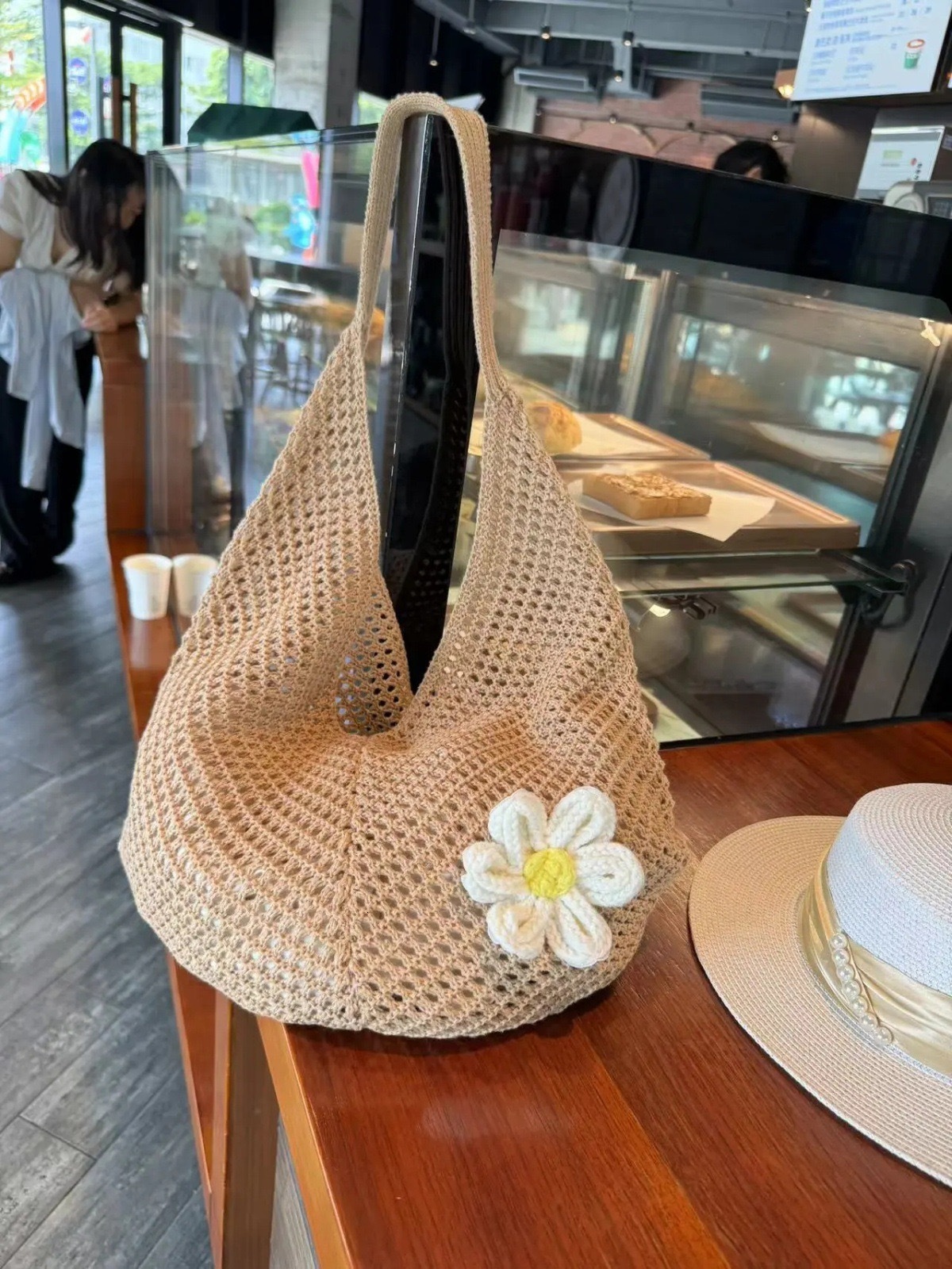 Luxury Bag Free Shipping Designer Bag Original High Quality Woven Bag For Women New Knitted Hollow Single Shoulder Lazy Style Beach Vacation Bag