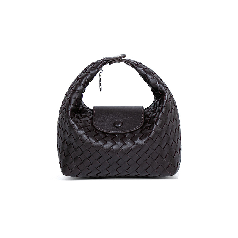 Designer 2025 New Woven Purse Fashion Shoulder Crossbody Tote Moon Dumpling Mini Evening Bag