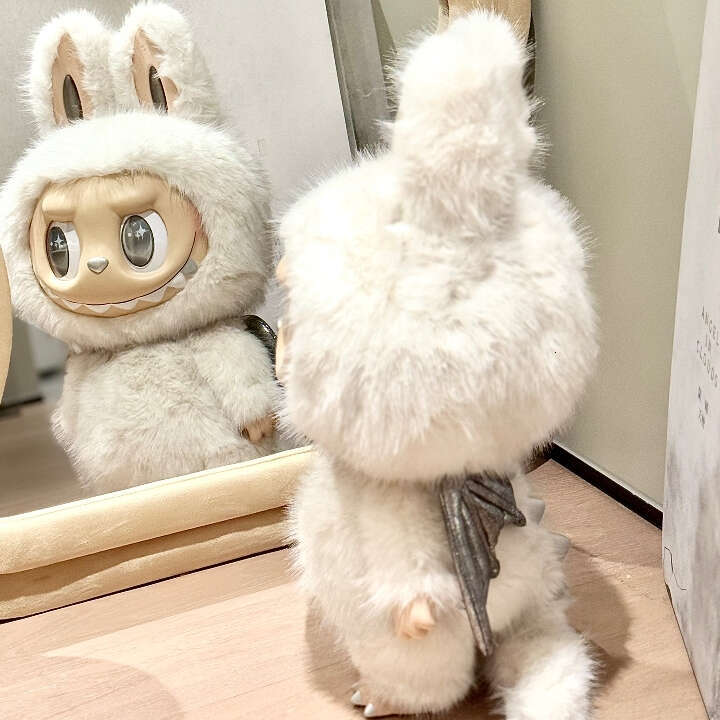 Pop Gift Tou 58Cm Zimomo Angel In Clouds Vinyl Plush Doll Figure Archangel Gift Tou Labubu Gift Toy