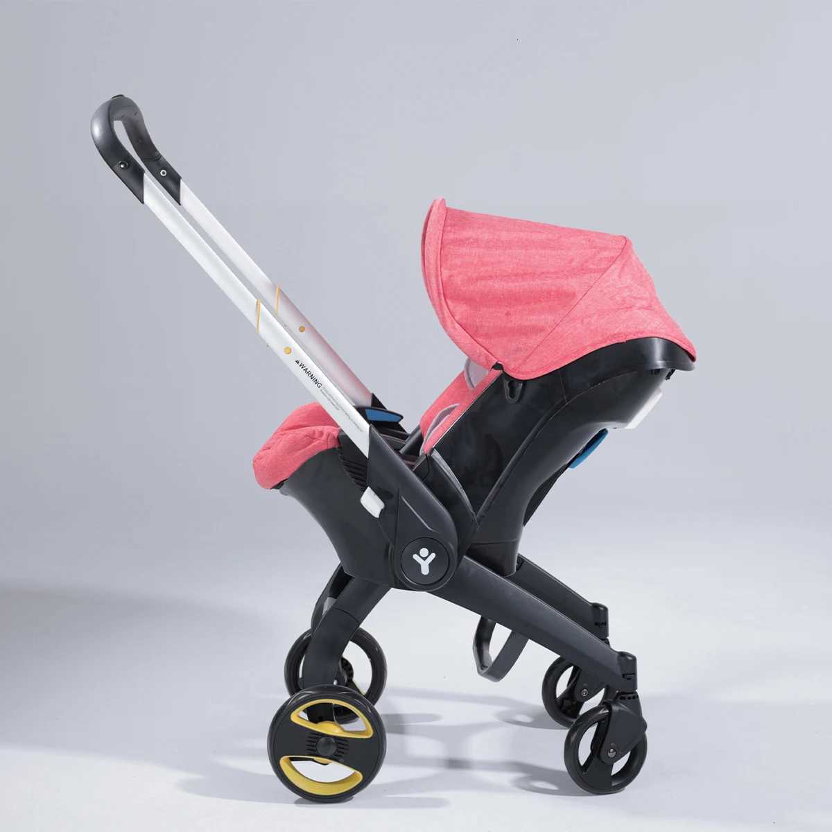 Foldable baby stroller portable and bidirectional adjustable sunshade roof metal frame available in multiple colors W250910