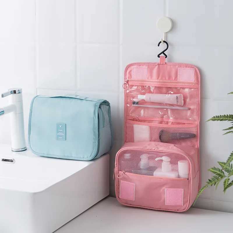 12PCS Large Capacity Foldable Toiletry Bag Makeup Bag Portable Organizing Bag Minimalist Style Travel Waterproof Storage BagXJ250910