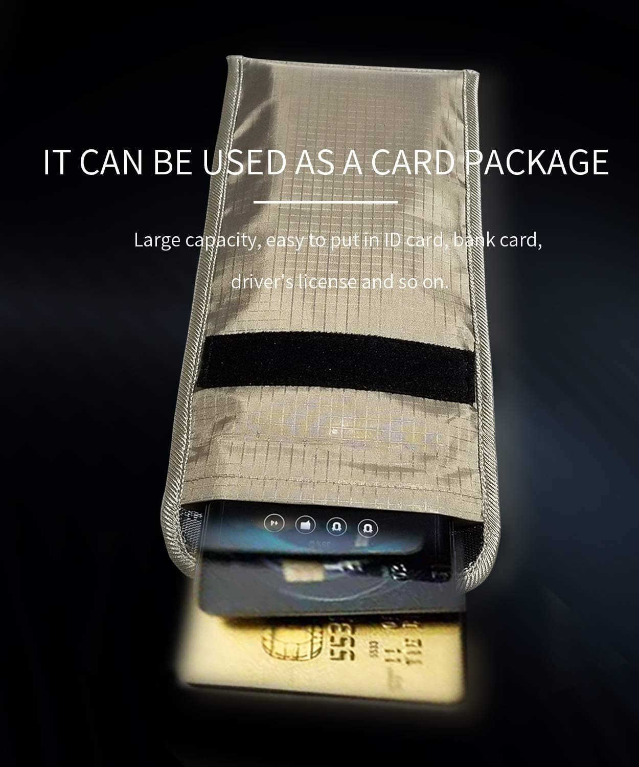 Security Pouch Cell Phone AntiTracking AntiSpying GPS RFID Signal Blocking Bag Shielding Pouch Wallet Case for Cell Phone Privacy Protection Z250910