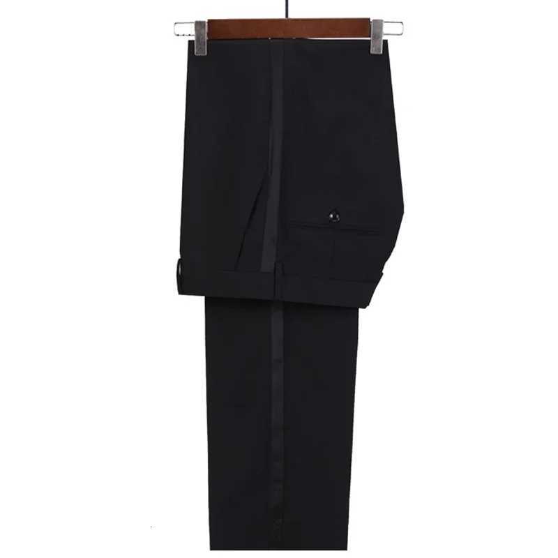 Slim Fit Formal Wedding Tuxedos with Buckle Design Men Suits Male Fashion Lapel 2 Pieces Set Jacket Pants Groom Business Suit W250910