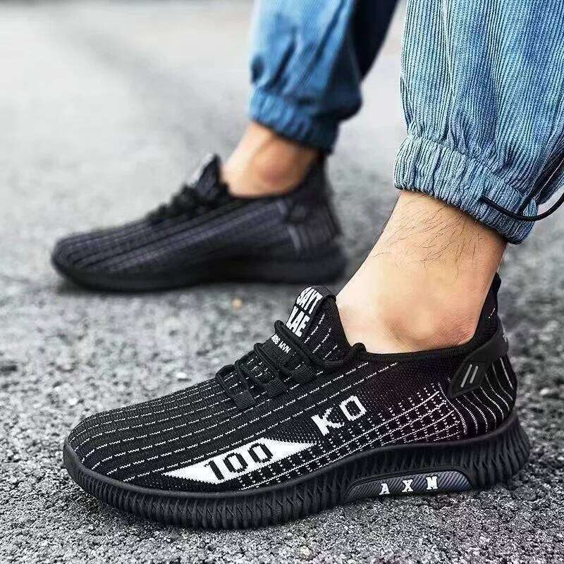 2024 New Men's Casual Shoes Fashion All-match Sneakers Breathable Running Shoes Outdoor Walking Training Tennis Shoes