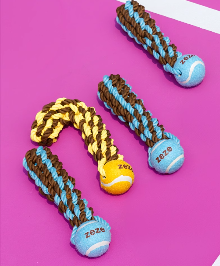 Long-lasting Teething Aid: Multi-functional K9 Cord Chewing Puzzle Game