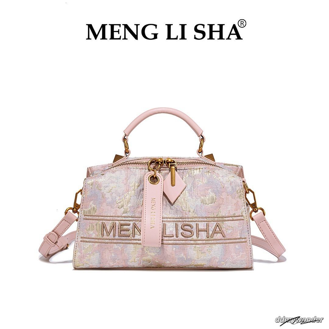 Women's Retro Letter Embroidered Handbag Free Shipping Designer Classic Vintage Boston Fashion Pillow Style Commuting Shoulder Crossbody Bag ddmy