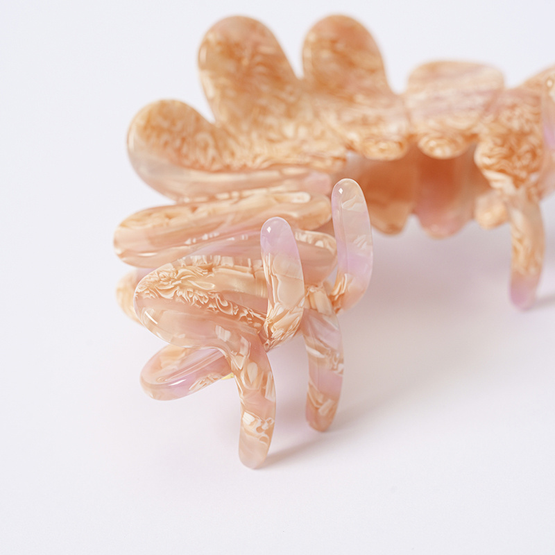 Temperament Acetic acid clip female back of the head shark clip ins hair clip outdoor versatile hair clip cute headwear