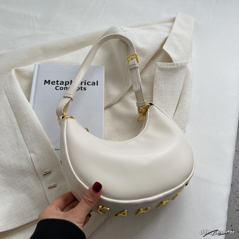 Textured Small Women's Summer 2025 New Model Is Popular This Year One-Shoulder Underarm Chain Crossbody Dumpling Bag