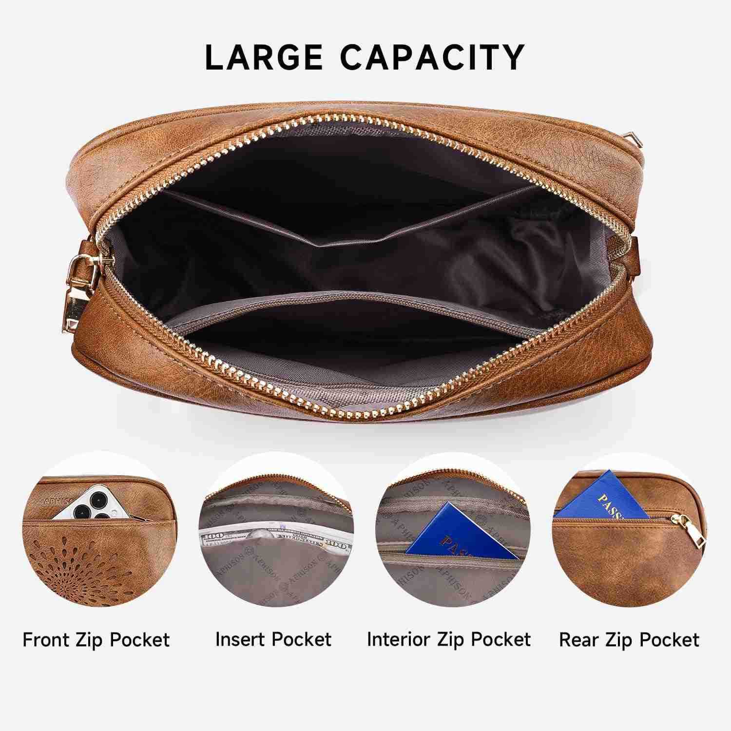 Quilted Crossbody Bags for Women TrendyVegan Leather Small Crossbody Purses Shoulder Handbags with Adjustable Strap M250910