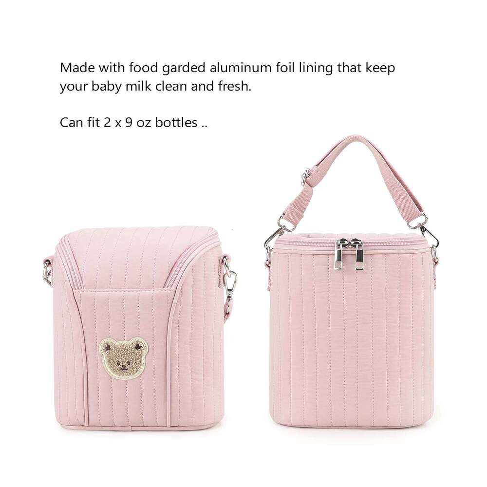 Portable milk bottle, mommy bag, breast pump storage bag