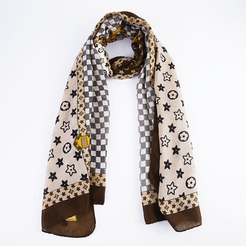 Live Korean Version Cotton Linen Silk Spring Summer Autumn Winter Warm Neck Long Scarf Shawl