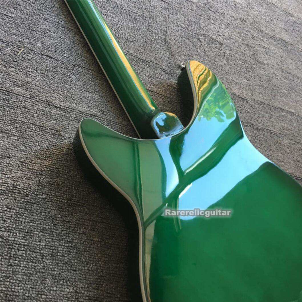 360 12-String Semi-Hollow Electric Guitar in Green Finish with Rosewood Fingerboard