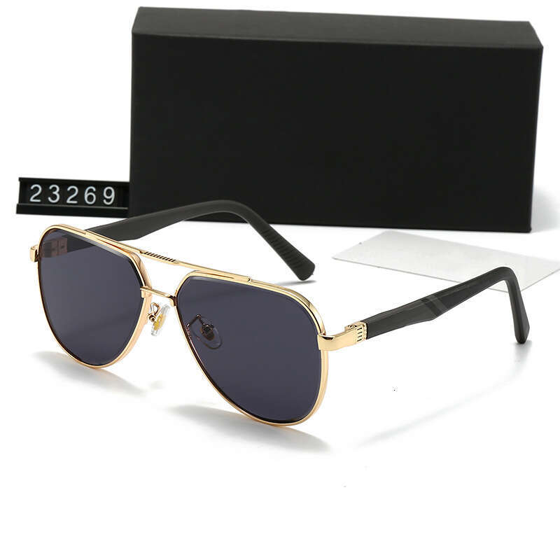 New Unisex Fashion Trendy Casual Glasses Metal Sunglasses 23269