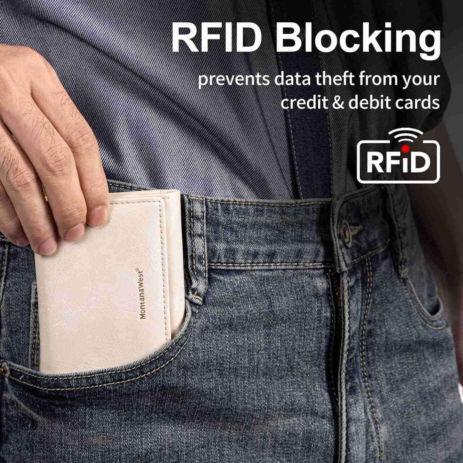 Small Wallet Women Trifold RFID CARD Holder Slim Womens Pocket Wallet with ID WindowZ250910