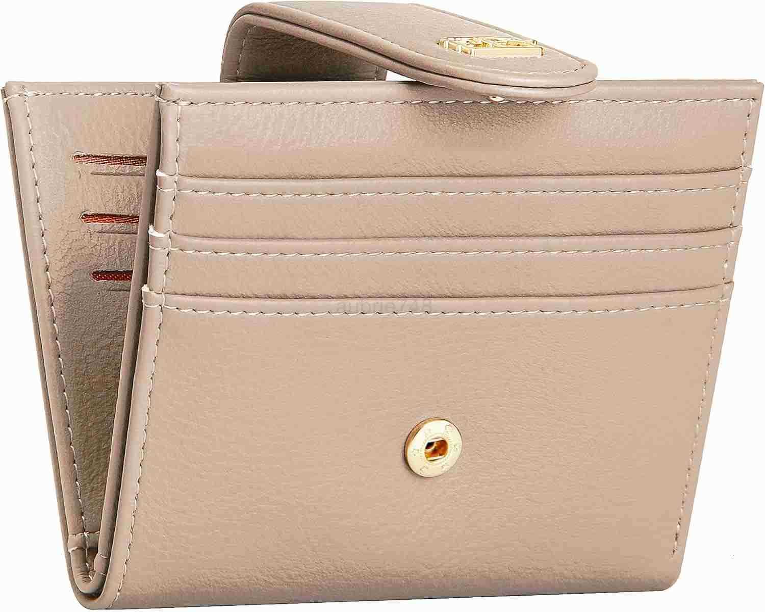 Small Wallets for Women Slim Bifold CARD Holder Minimalist Zipper Coin PocketZ250910