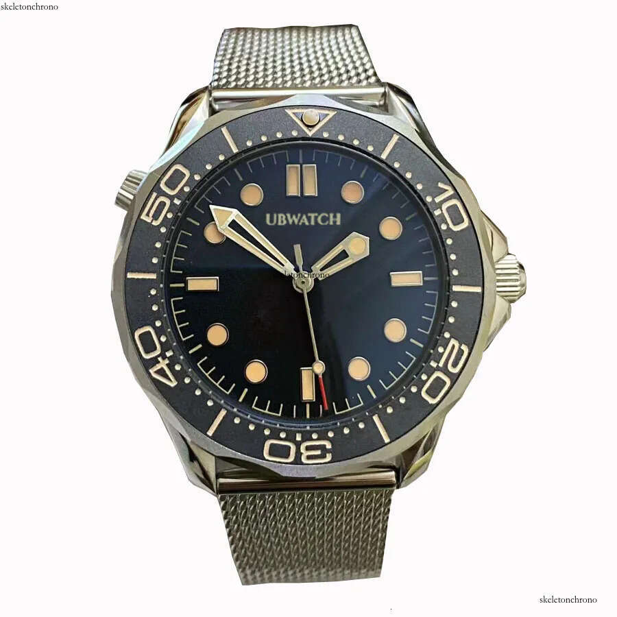 BRAND New Limited Edition Wrist Watch Sea Diver 300 Master Titanium No Time To Die James B 007 Automatic 42Mm Mesh Nato Stainless Steel Bracelet Men's Gift 49