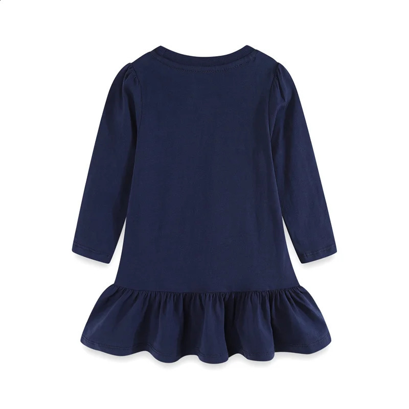 Jumping Meters 27T Princess Girls Dresses Bag Print Party Kids Girls Costume Autumn Winter Toddler Frocks Clothing 250909