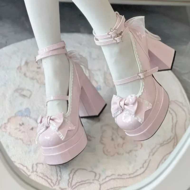 Night Club Platform Women Lolita Pumps Fashion Shallow High Heel Shoes 2025 Spring Autumn Ladies Outdoor Stripper Shoes W250910