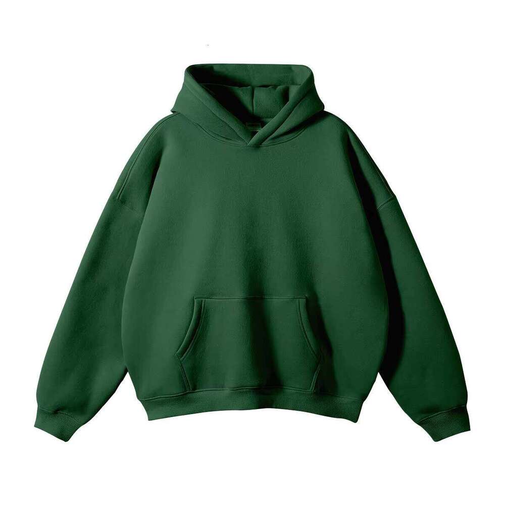 380GSM Heavy Solid Color Oversized Fashion Loose Thick Plain Hoodie