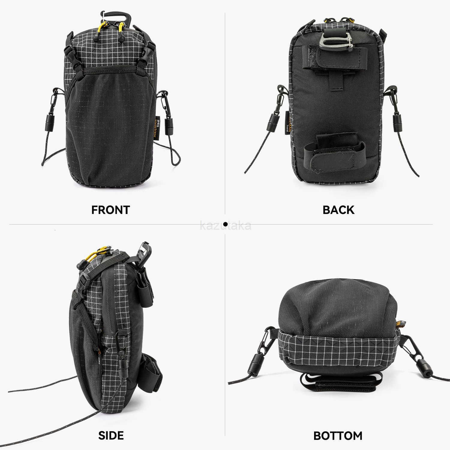 Backpack Shoulder Strap Pouch Smartphone Strap PackWaterproof Backpack Strap Pocket Attachment Bag for HikersSmall Crossbody Bag Waist Pack for Sports