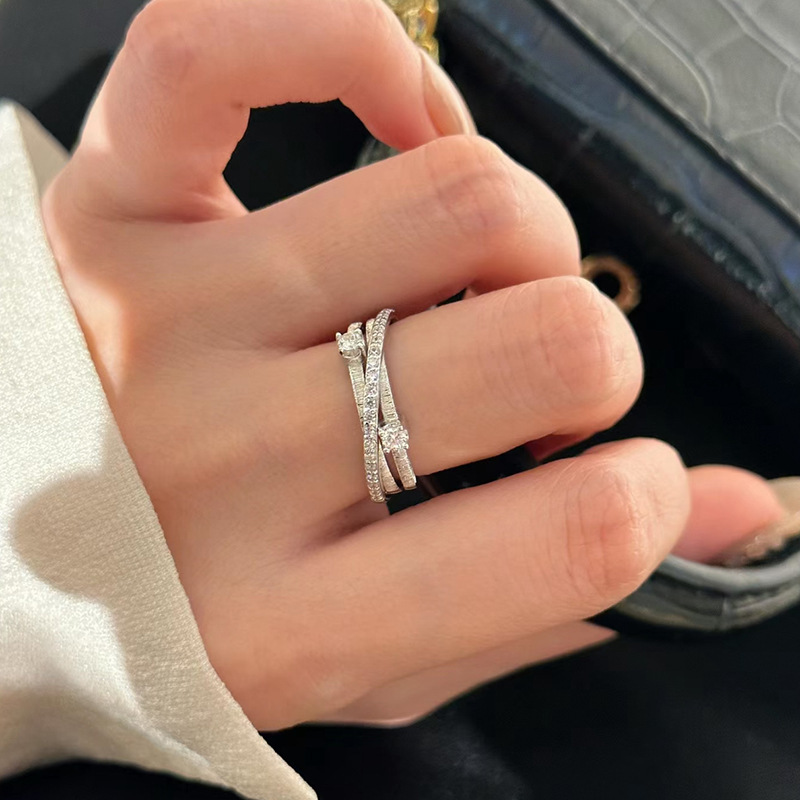 Bracelet designer Luxury jewelry rings for Women Same series bracelets ring Copper plated with platinum or gold Fashion Premium texture Holiday vacati