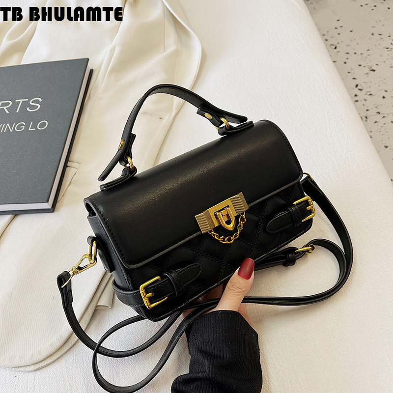 Free Shipping Designer Bag Quilted Handbag 2025 New Trend Retro Luxury Bag Versatile Small Square Bag For Women Winter High-end Versatile Crossbody Ba