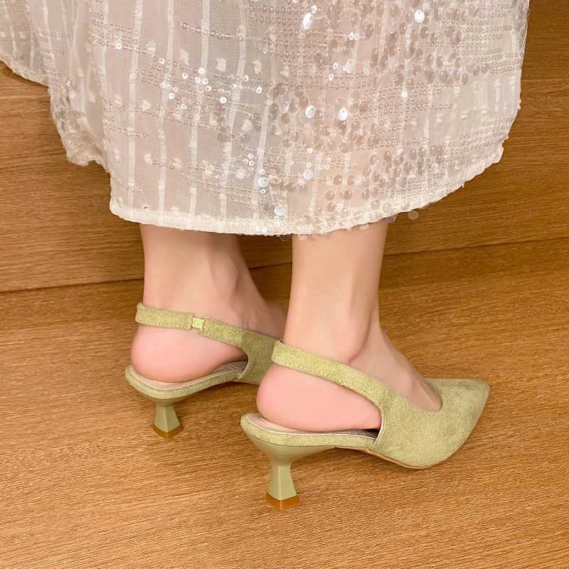 2025 New Sexy Women High Heels Luxury Pointed Toe Womens Pumps Fashion Shallow Sandals Stiletto Heels Women Party Wedding Shoes W250910