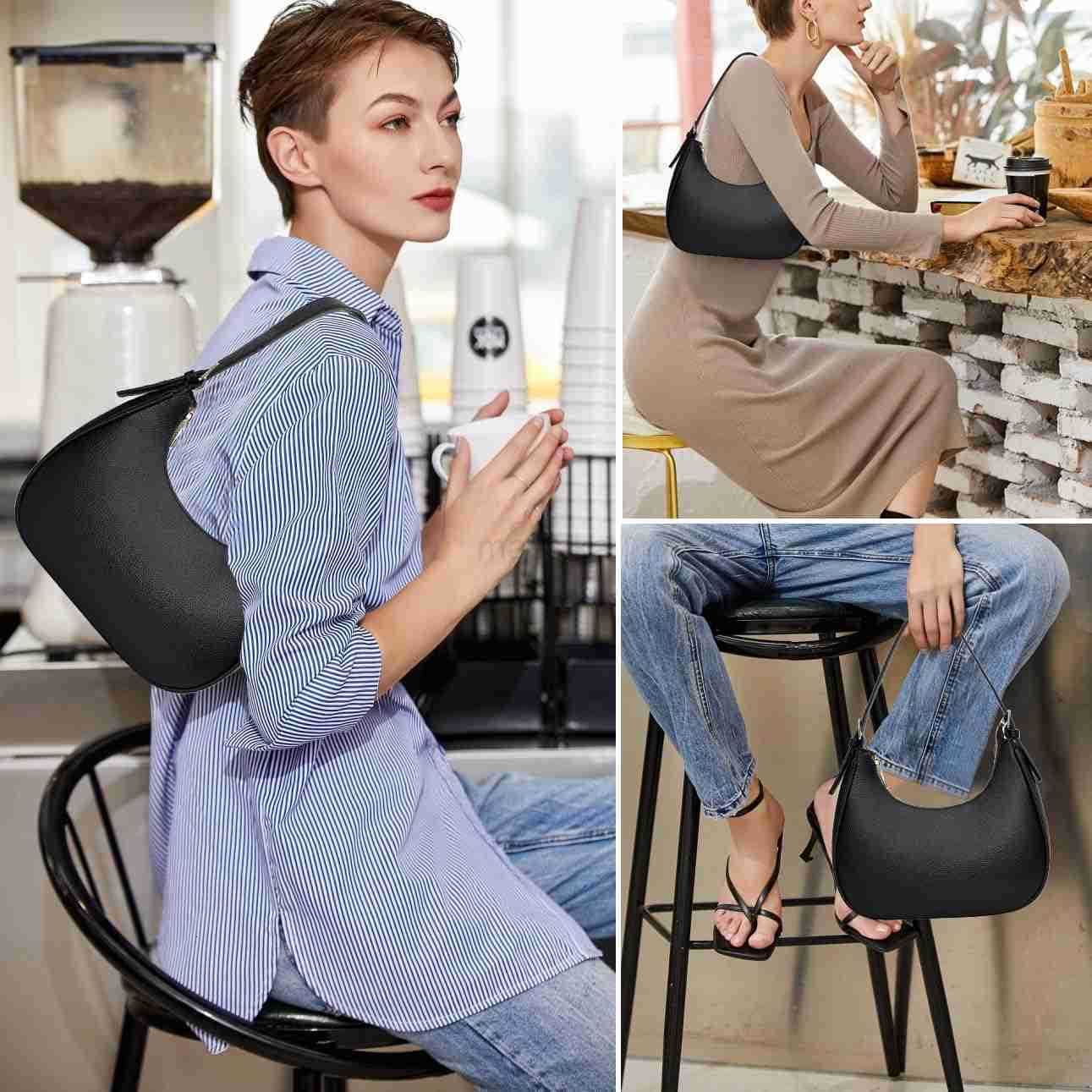 Small Crescent Shoulder Bags Purses for Women Retro Classic Clutch Hobo Tote Purse and Handbag Cute Crossbody Bags M250910