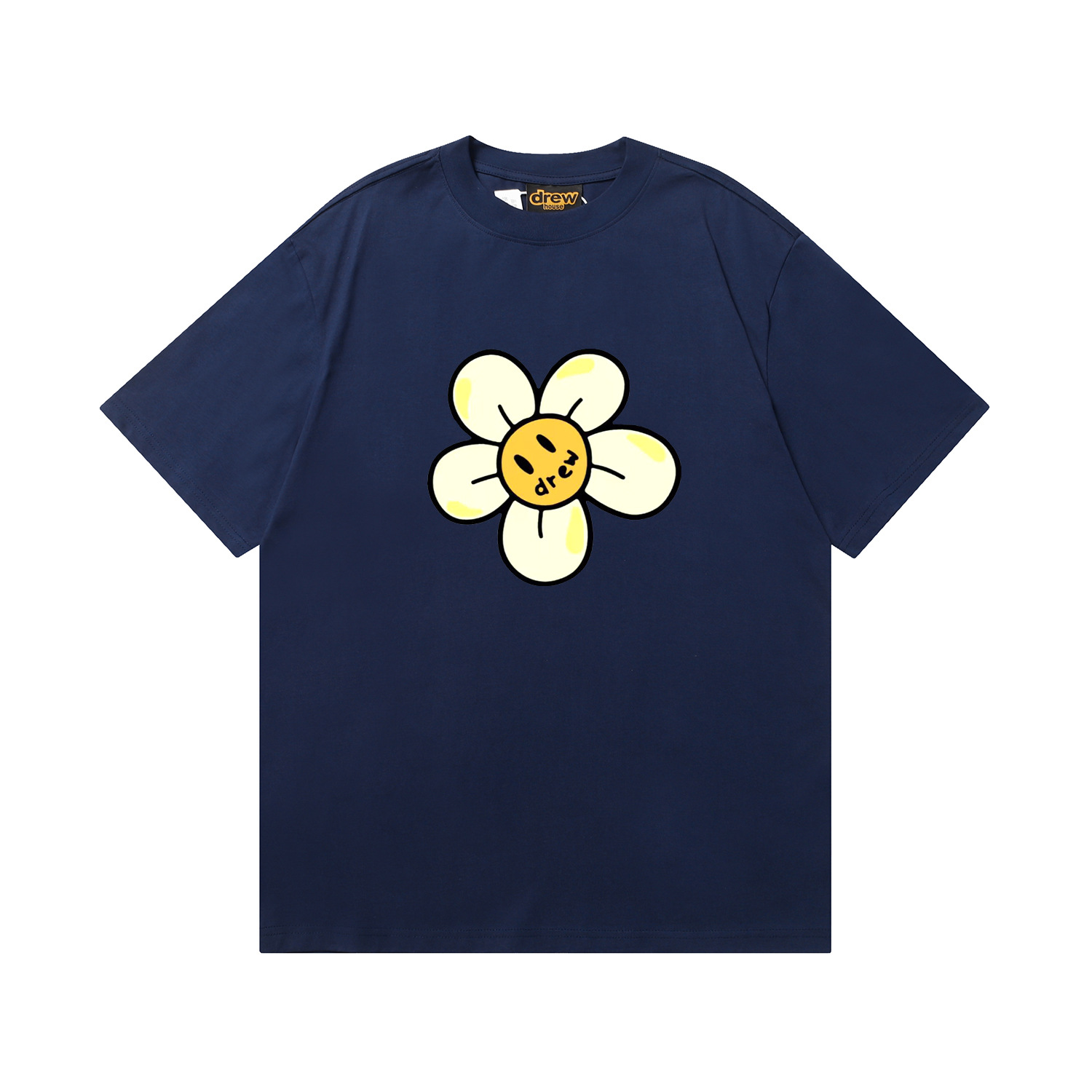 Drew House Designer luxury T shirt men's and women's T-Shirts Little-daisy print