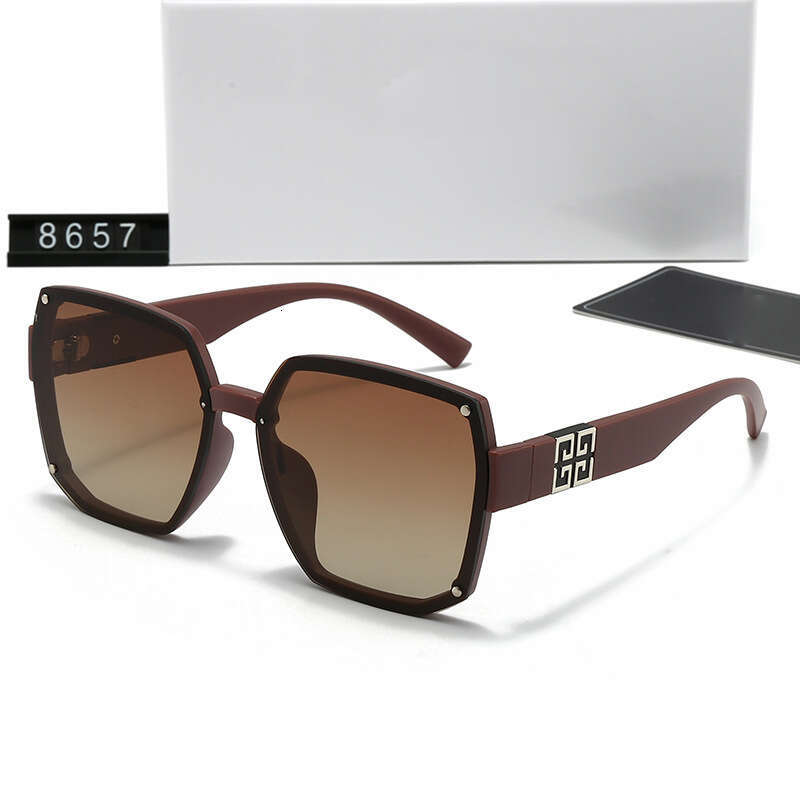 New Irregular for Women Trendy High-end Style Internet Celebrity Street Fashion Sunglasses 8657