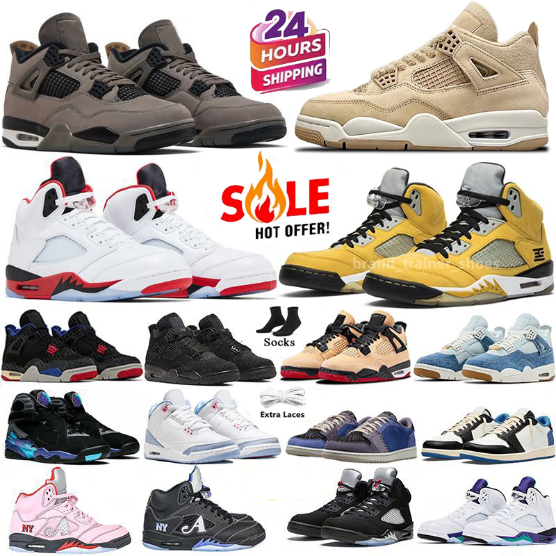 3s 4s 5s 1s 10s Basketball Shoes Pizza TOKYO Worn Blue Pure Money Grape Black Cat Racer Black Metallic Reimagined Ferrair Men Women trainers Sports Sneakers