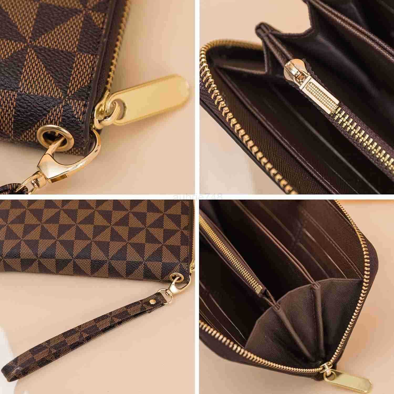Womens wallet Wristlet Wallets for Women Large capacity travel zipper wallet multi card mens mobile phone change wallet Womans Wallet Ladies Wrist Wal