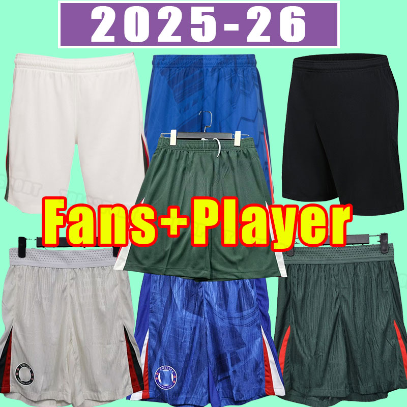 CFC soccer shorts Chelses KOULIBALY ZIYECH PULISIC MOUNT KANTE HAVERTZ WERNER ABRAHAM CHILWELL GIROUD SAUL 25 26 football pants grey third fans player version