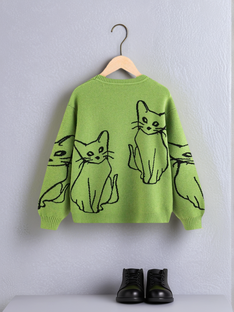 Cute Childrens Sweater Pullover for Boys & Girls Warm Fuzzy Pullover 3112