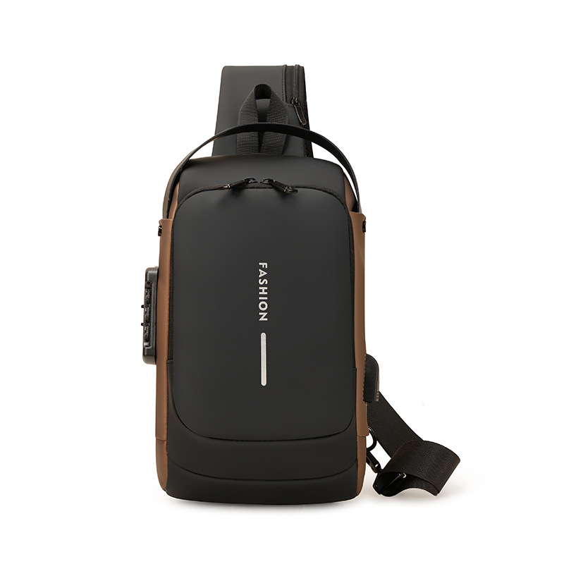 Men S Chest Bag With Free Shipping Combination Lock Luxury Bag Motorcycle Bag Platform Hot Selling Crossbody Bag Large Capacity Anti Theft Designer Ba