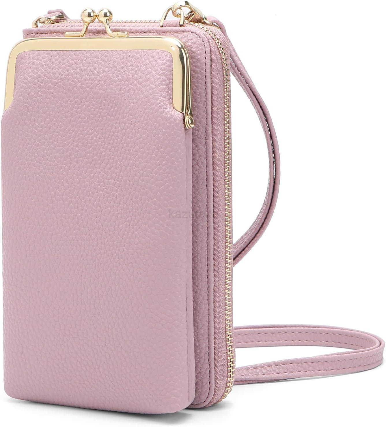 Small Crossbody Phone Bag for Women Cell Phone Purse Wallet Kiss Lock Cute Shoulder Bag with CARD Slots Z250910