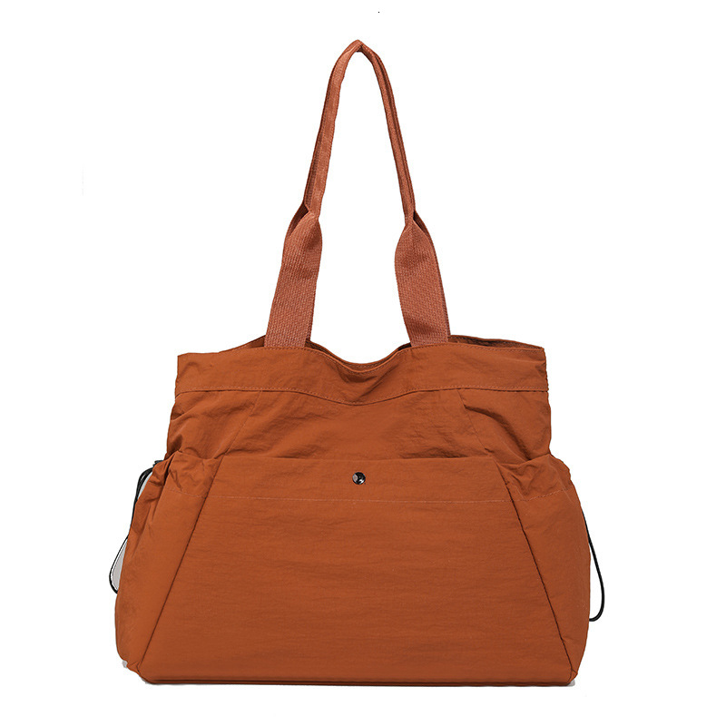 Simple Large Capacity Lightweight Shoulder for Women Daily Commute Waterproof Nylon Tote Bag