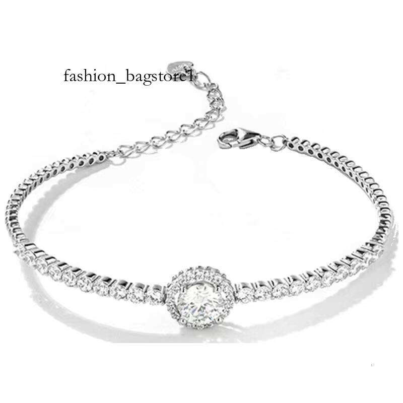 Toderi Factory 0.5CT VVS1 Bracelets Bangles Sier Fashion Jewelry Circling Setting Moissanite Bracelet for Women