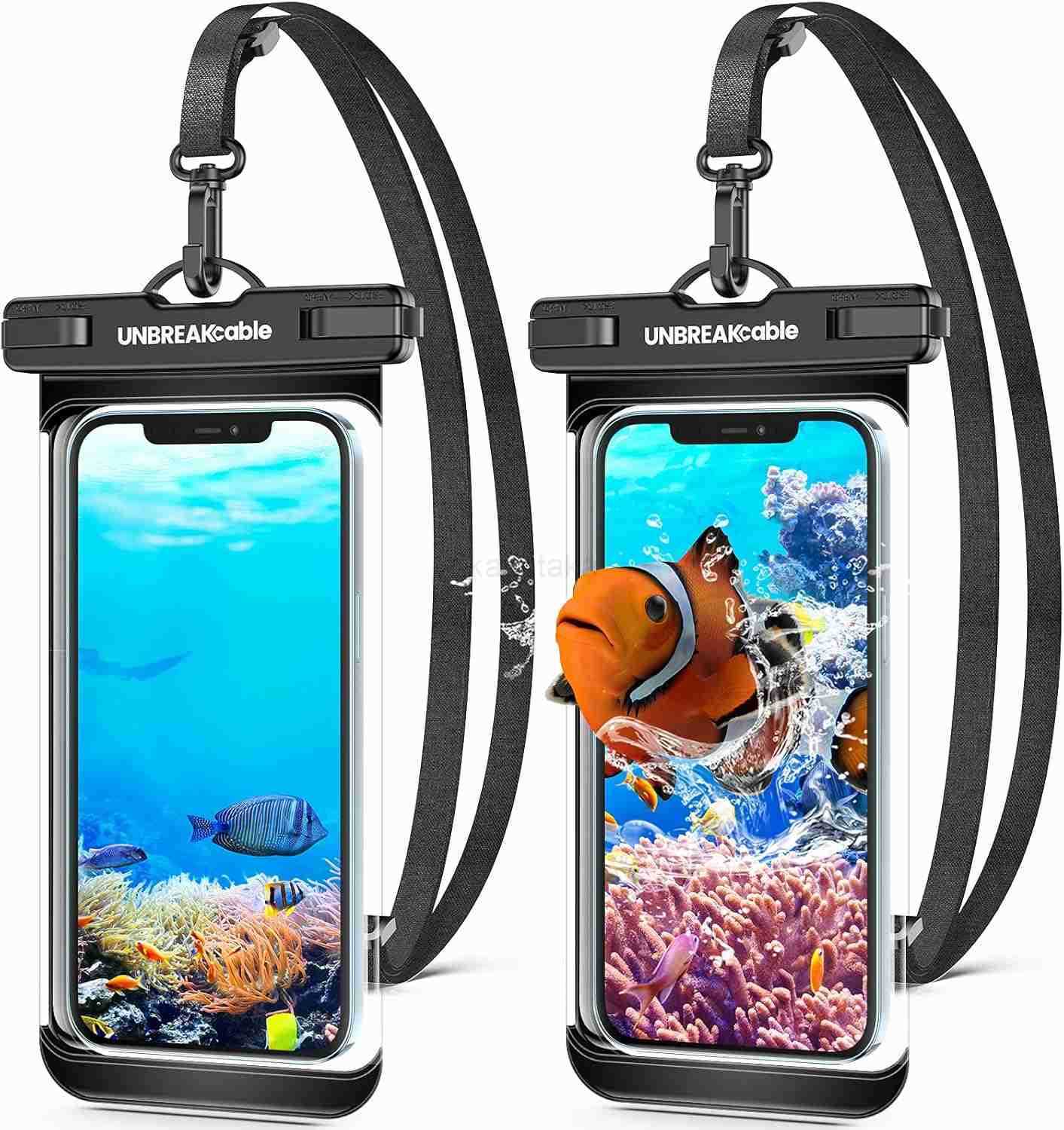 Waterproof Phone Pouch2 Pack IPX8 Waterproof Phone Case for iPhone 16 15 14 13 12 11 Pro Max S25 S24 S23Dry Bag Travel Essentials for Beach Pool Kay Z